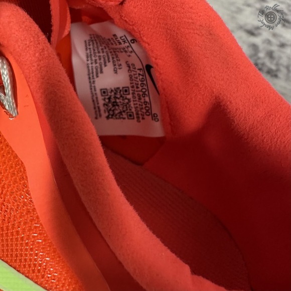 New No Box Nike Zoom Rotational 6 Track Throw Shoe Red Men 6 Wmn 7.5 FZ9606-600 - Picture 4 of 9